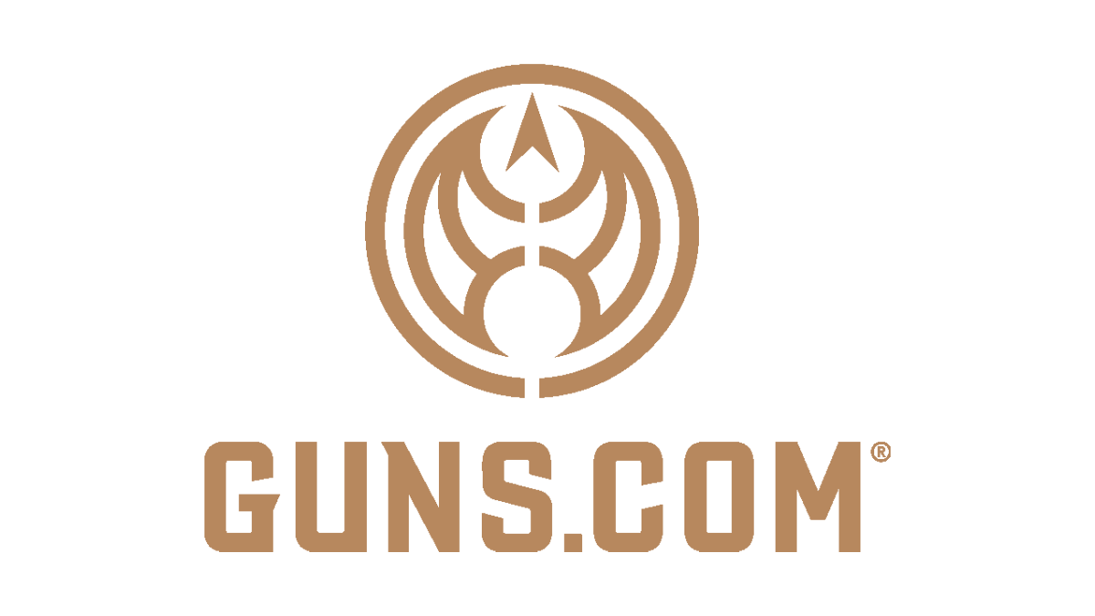 Guns.com logo on white background