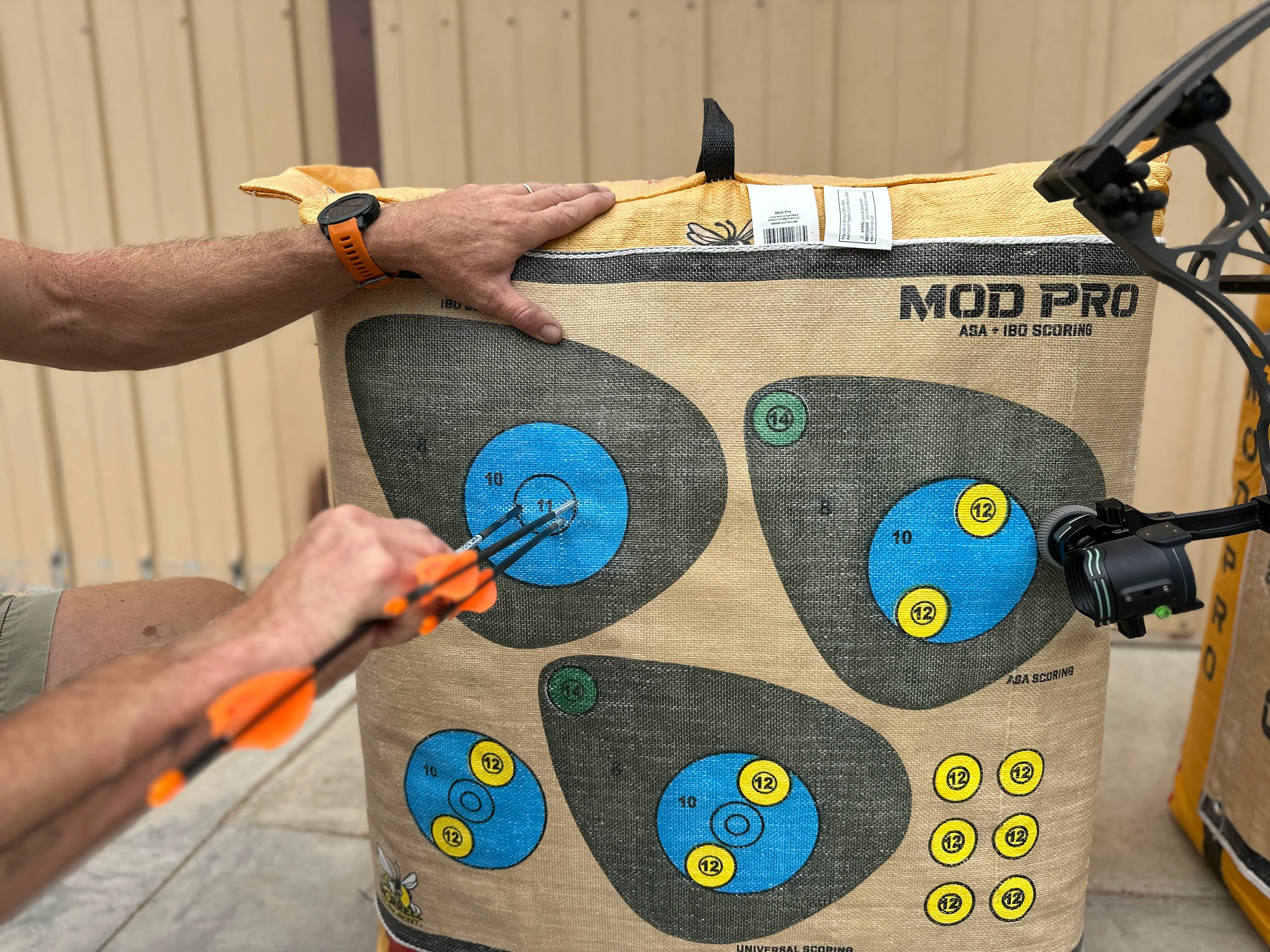 The Morrell MOD Pro 1 archery target. 