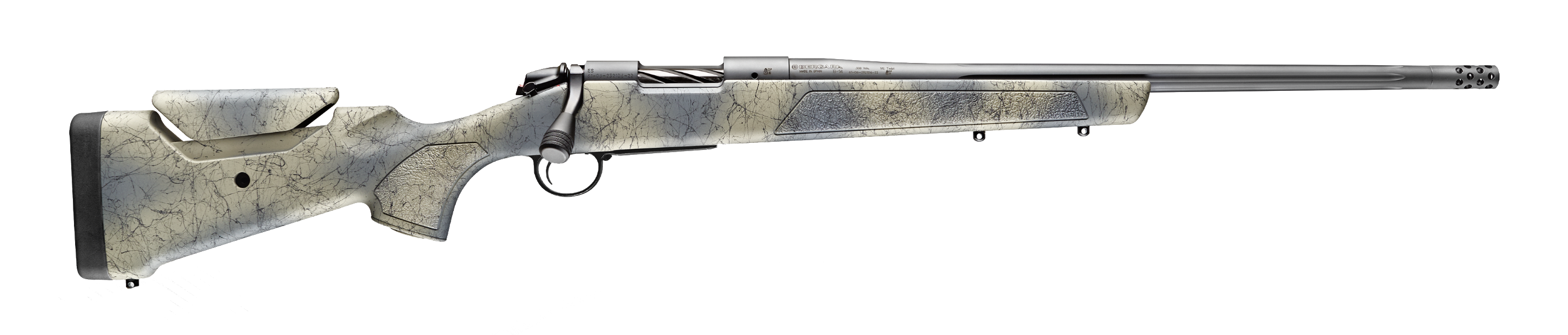 Bergara Sierra rifle with white background