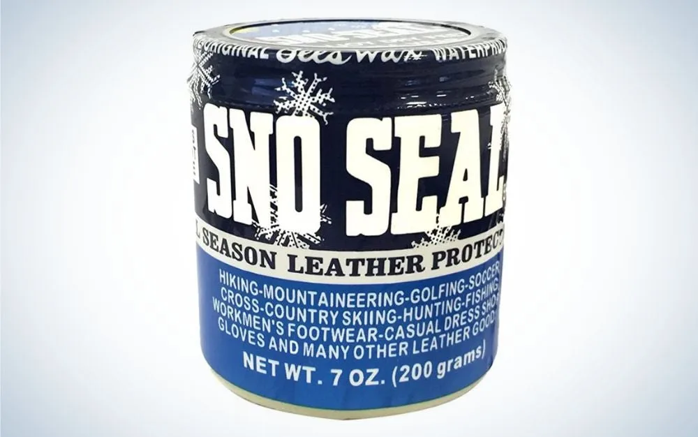 Atsko Sno-Seal Wax is the best waterproofing oil for leather boots.