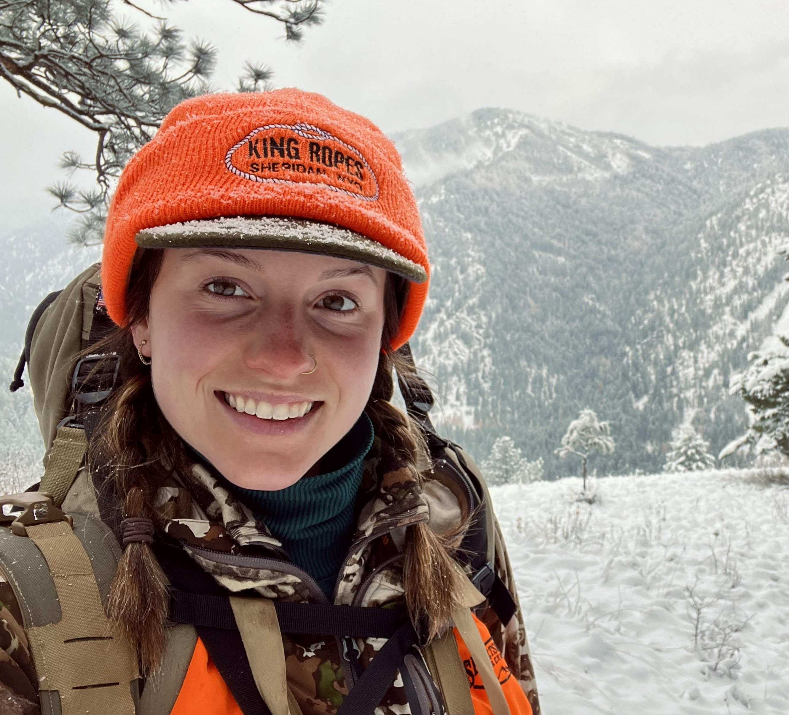 A headshot for outdoor writer Katie Hill. 