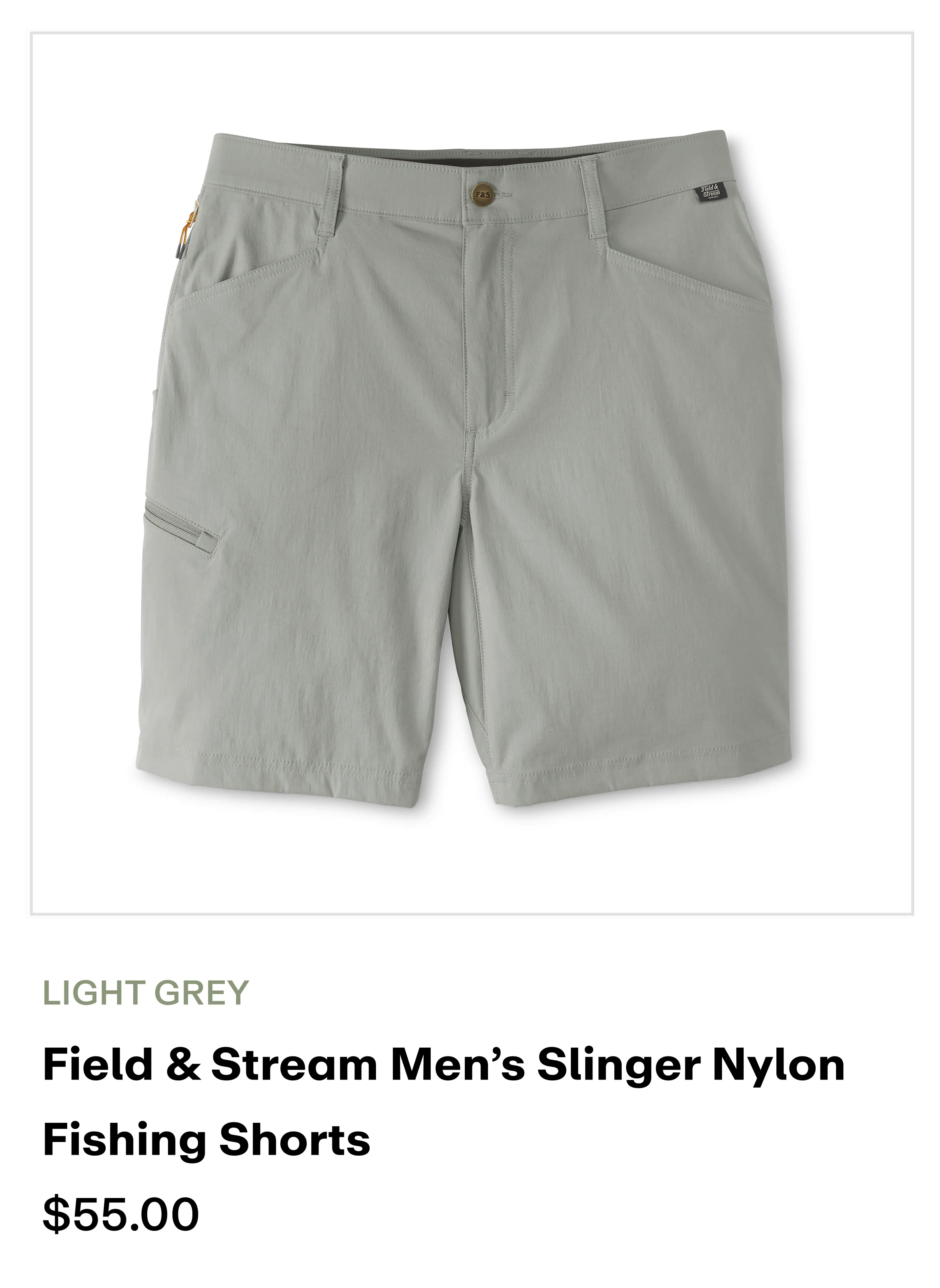 Amazon - Slinger Shorts - Light Grey PDP