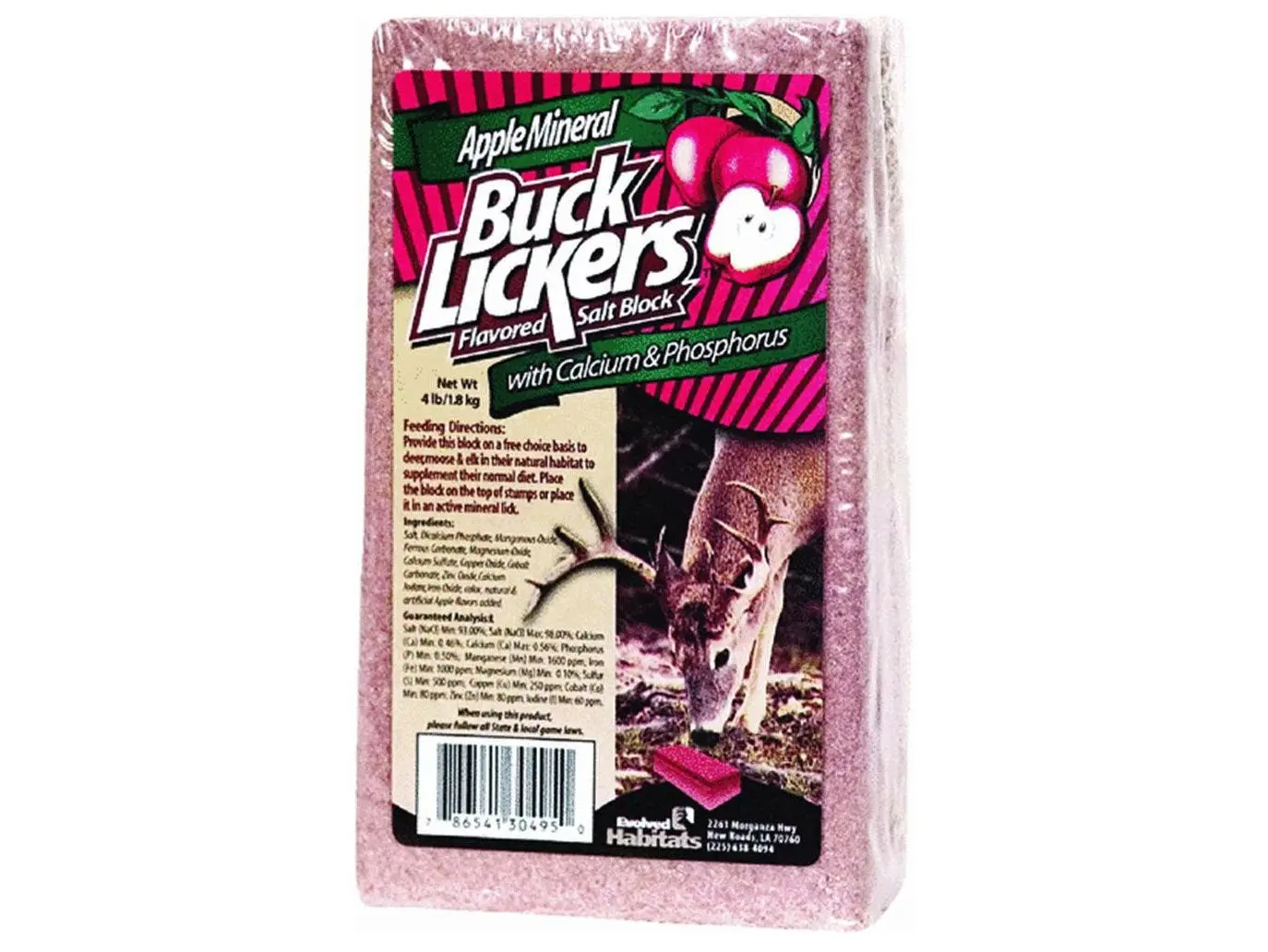 Evolved 30495 Buck Licker Apple Mineral
