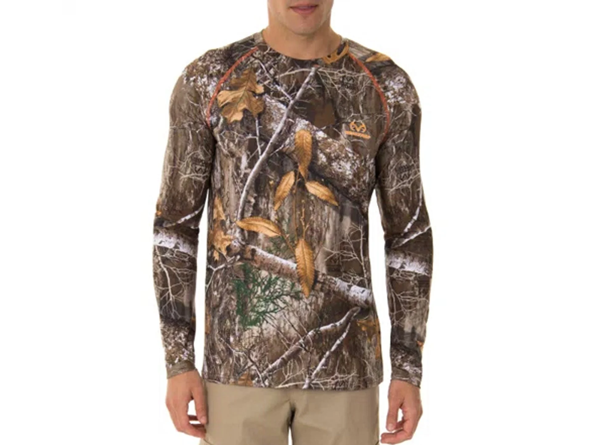 Long-sleeve camo T-shirt