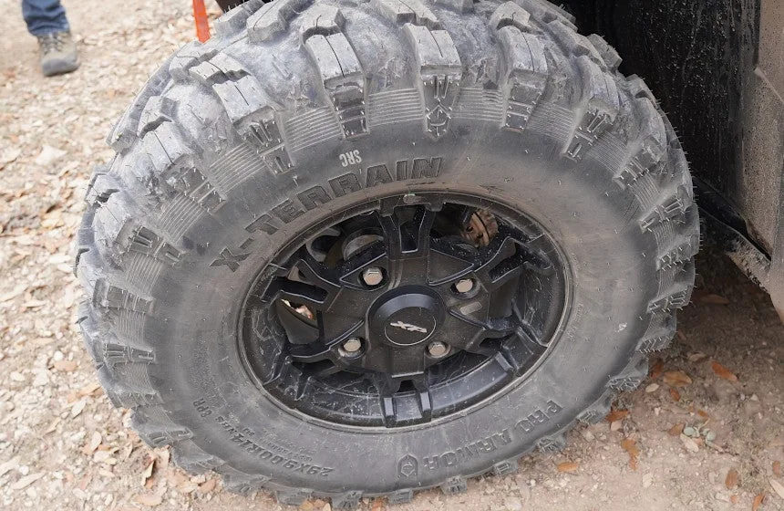 Close-up of Polaris 2025 Ranger XP 1000 tires