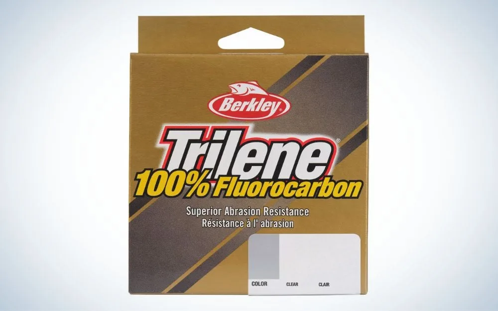 Trilene Professional Grade is the best fluorocarbon fishing line for walleye.