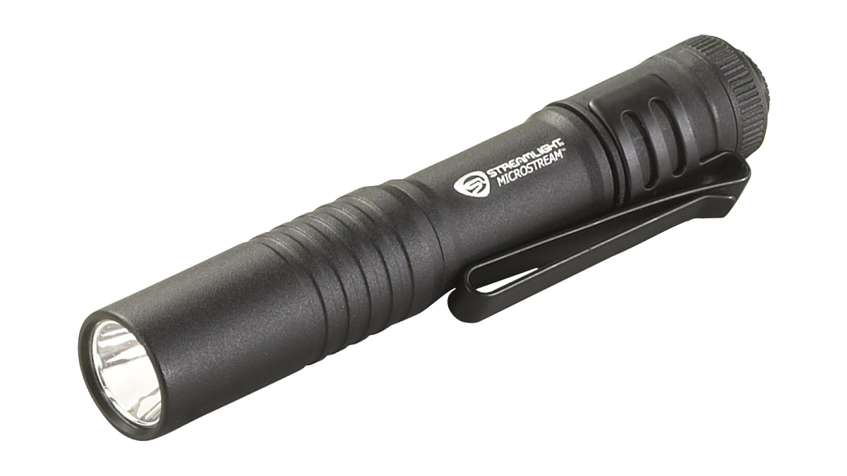 Streamlight Microstream Flashlight on white background