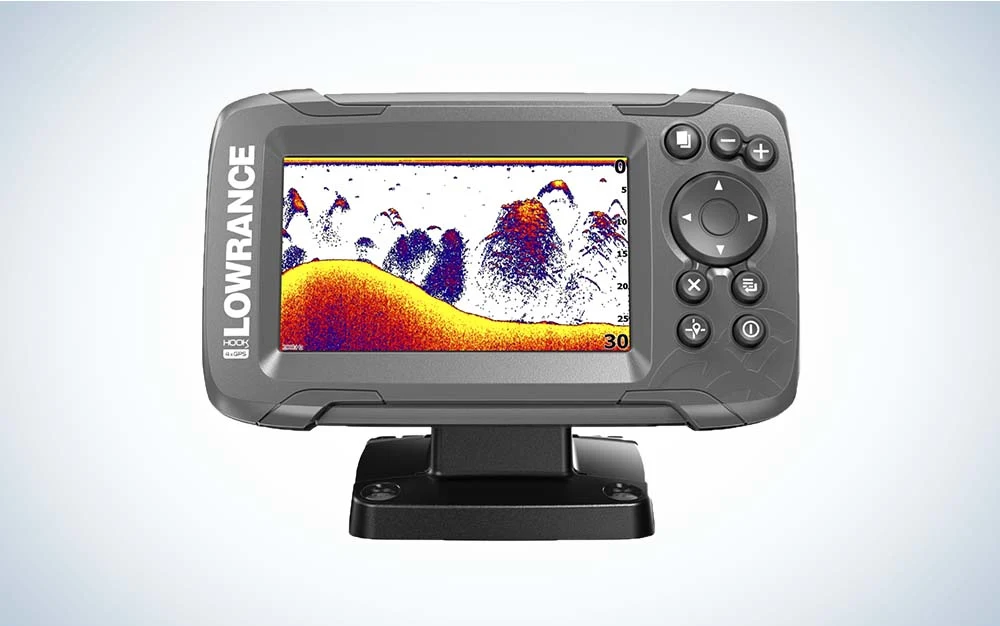 Lowrance Hook2 fish finder is best budget fish finder for kayaks