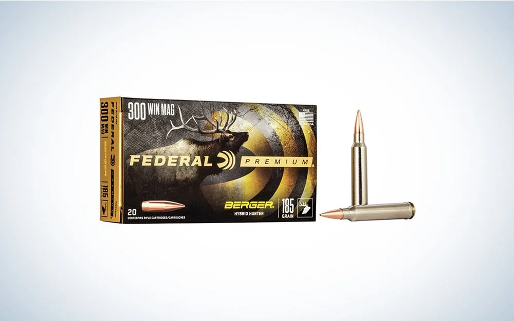 300 WIN MAG 185 Grain Berger Hybrid Hunter Rifle Ammunition