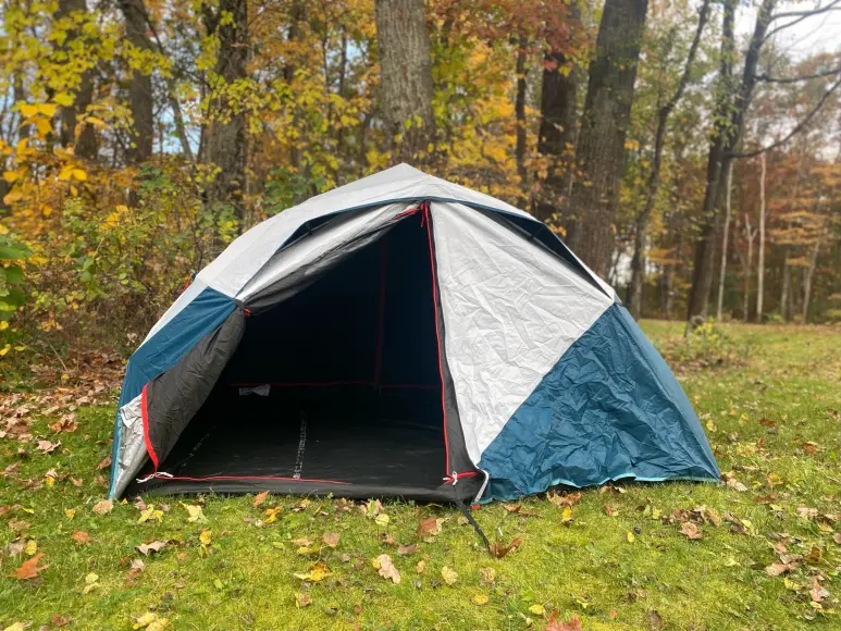 Photo of tent on grass