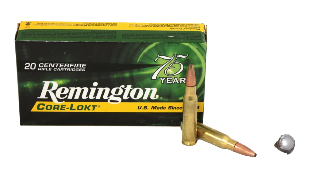 A box of original Remington Core-Lokt