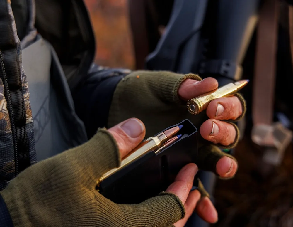 Hunter loading Barnes Bullets TTSX ammo