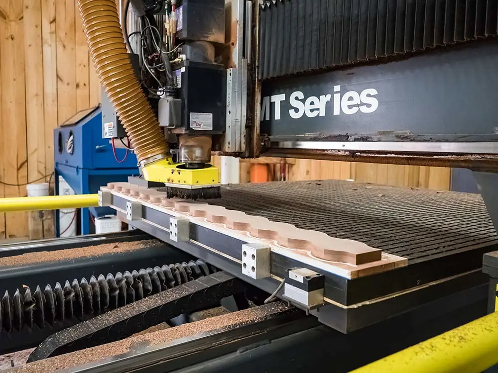 CNC machine making Jackpot cups