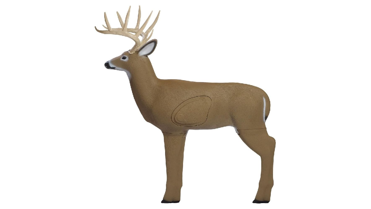 Shooter Buck 3D Deer Archery Target on white background