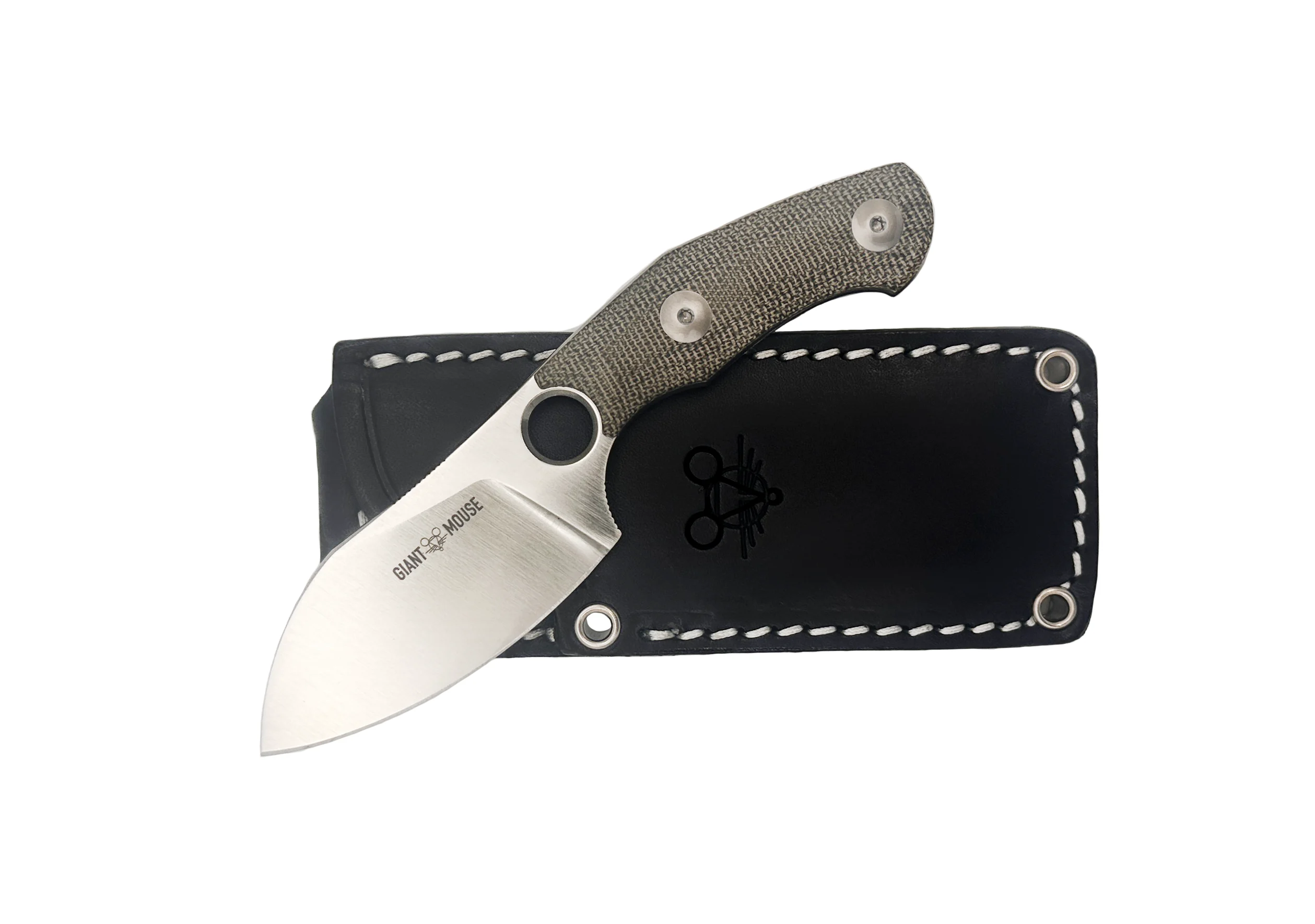 GMF1Giant Mouse GMF1-MG knife on a white background.