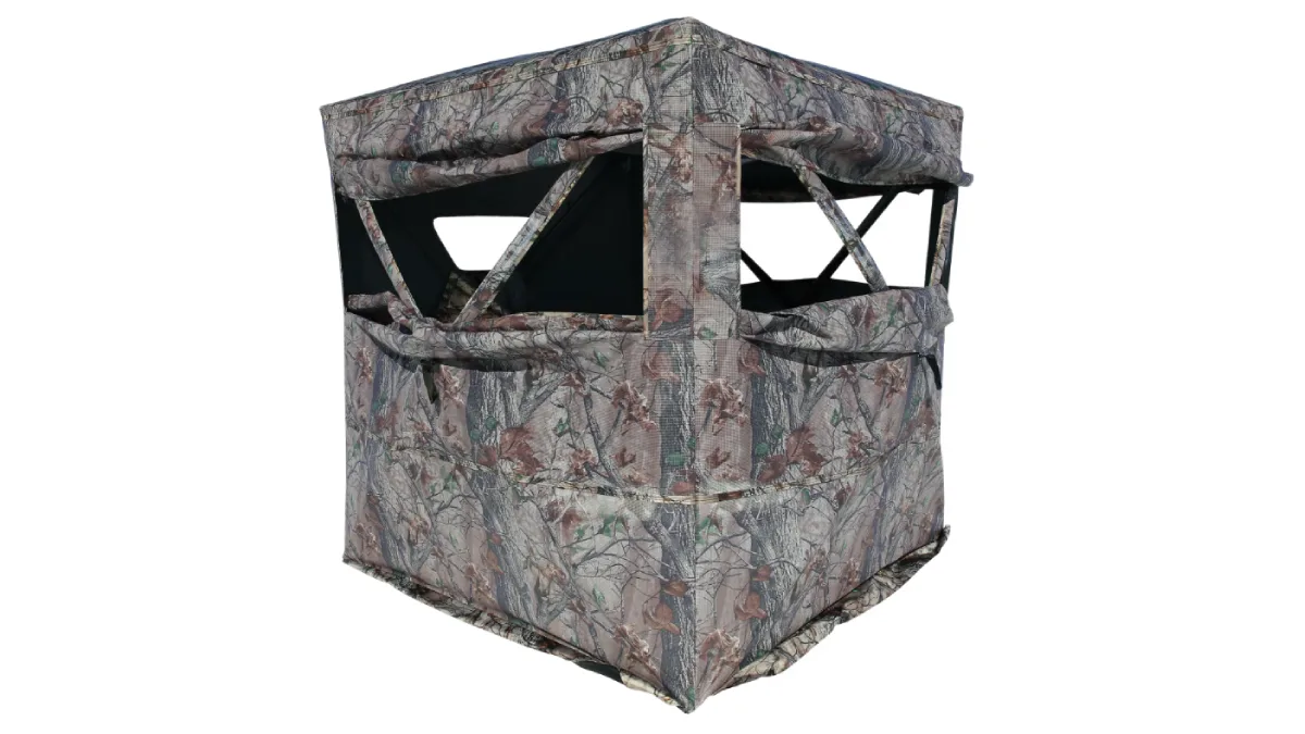 Muddy Prevue 2 Ground Blind on white background