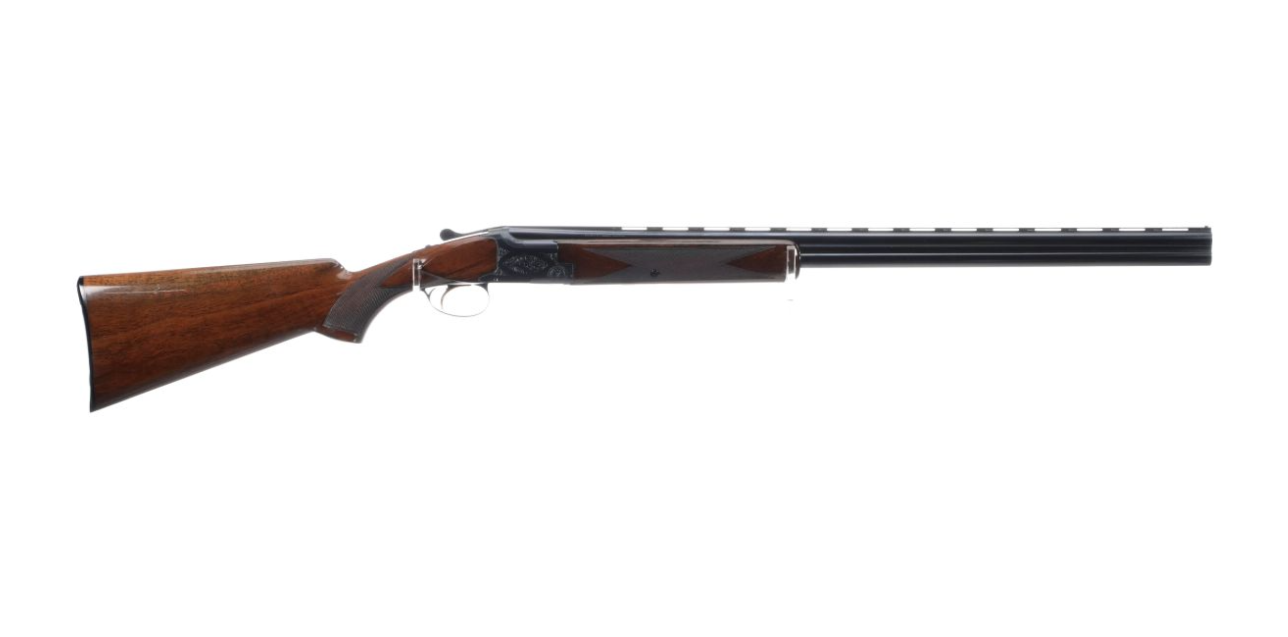 Browning hunting shotgun on a white background.