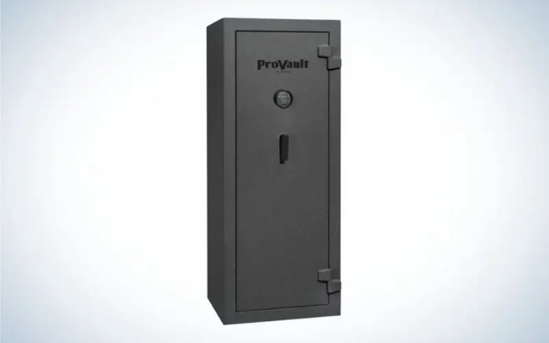 ProVault Electronic-Lock 18-Gun Safe by Liberty is the best for apartment dwellers.