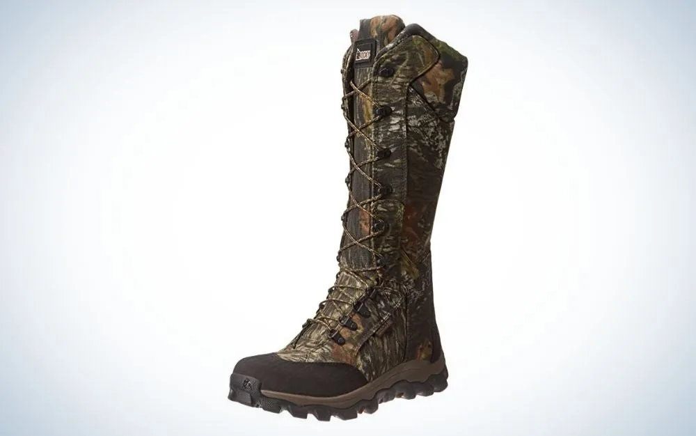 Rocky Menâs Lynx Waterproof Snake Hunting Boots are the best lace up.