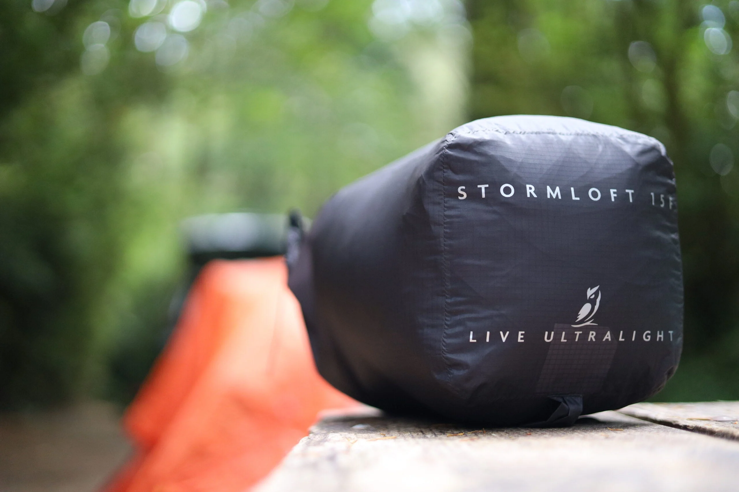 Packable Outdoor Vitals Stormloft Quilt 15F in bag