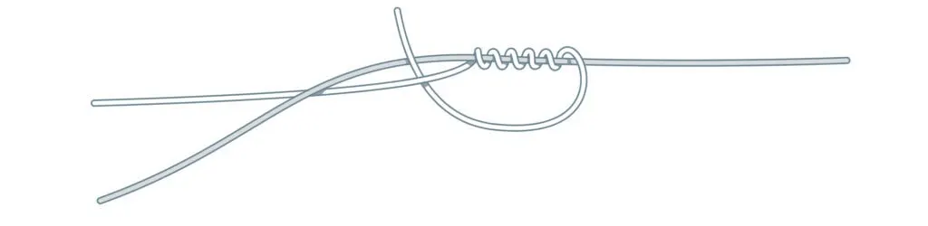 blood knot,the strongest knot for tying a fluorocarbon leader to mono