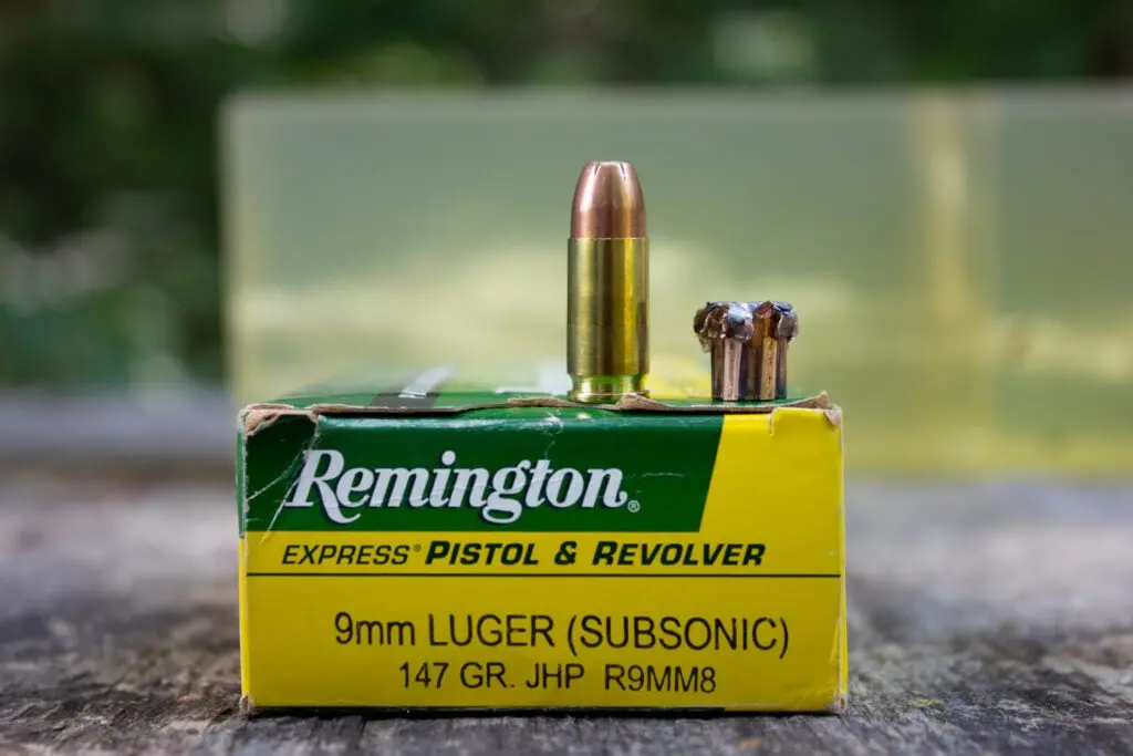 9mm Luger Handgun ammo