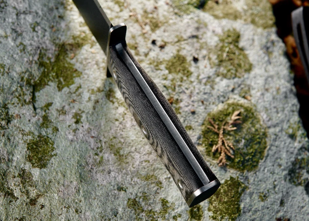 Close-up of Condor Operator Bowie Knife handle