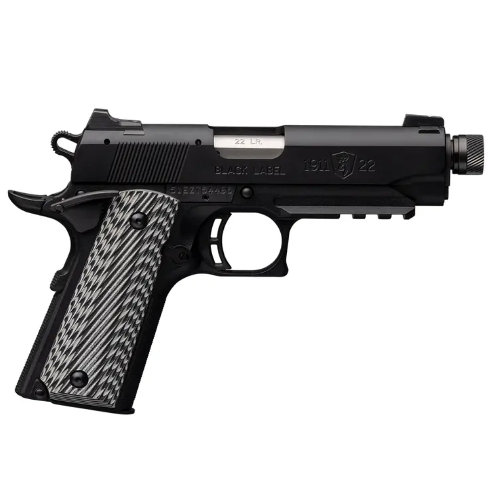 Browning 1911-22 Black Label Compact Suppressor Ready with Rail