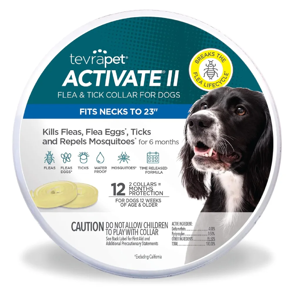 TevraPet Activate II Flea and Tick Collar