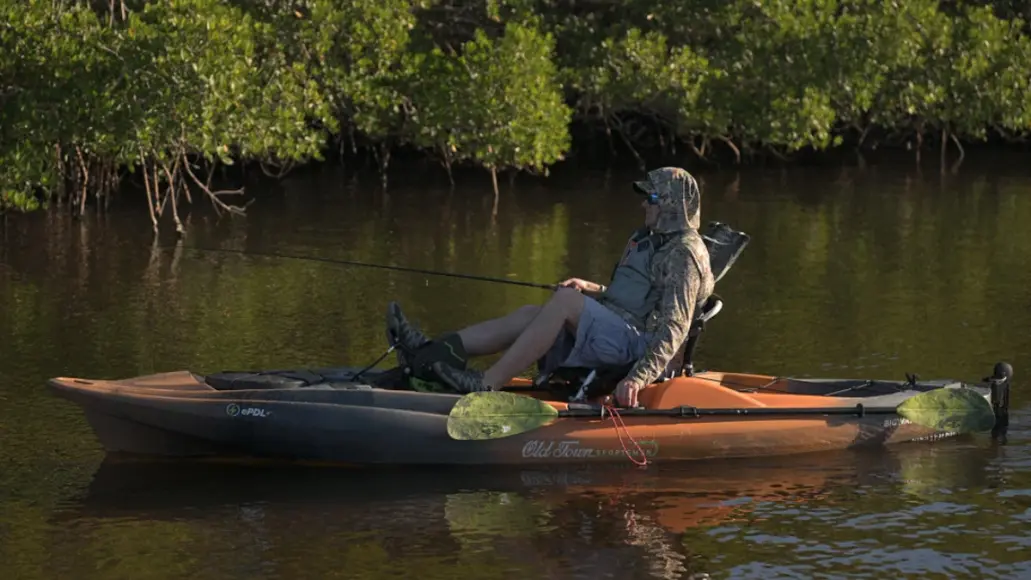 Old Town BigWater ePDL+ 132 Electric Pedal Assist Kayak