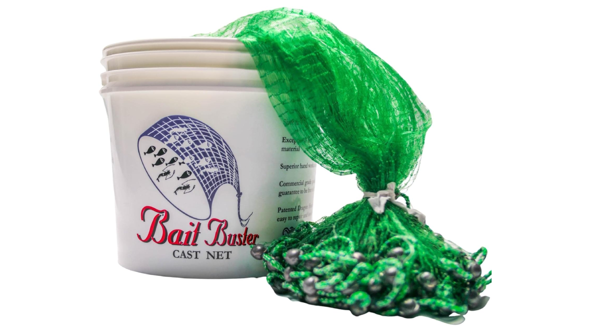 Bait Buster Cast Net on white background