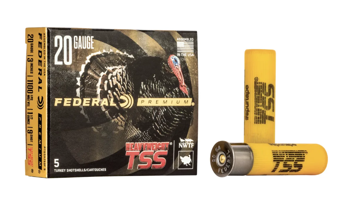 Federal Premium Heavyweight TSS Turkey Shotshells on white background