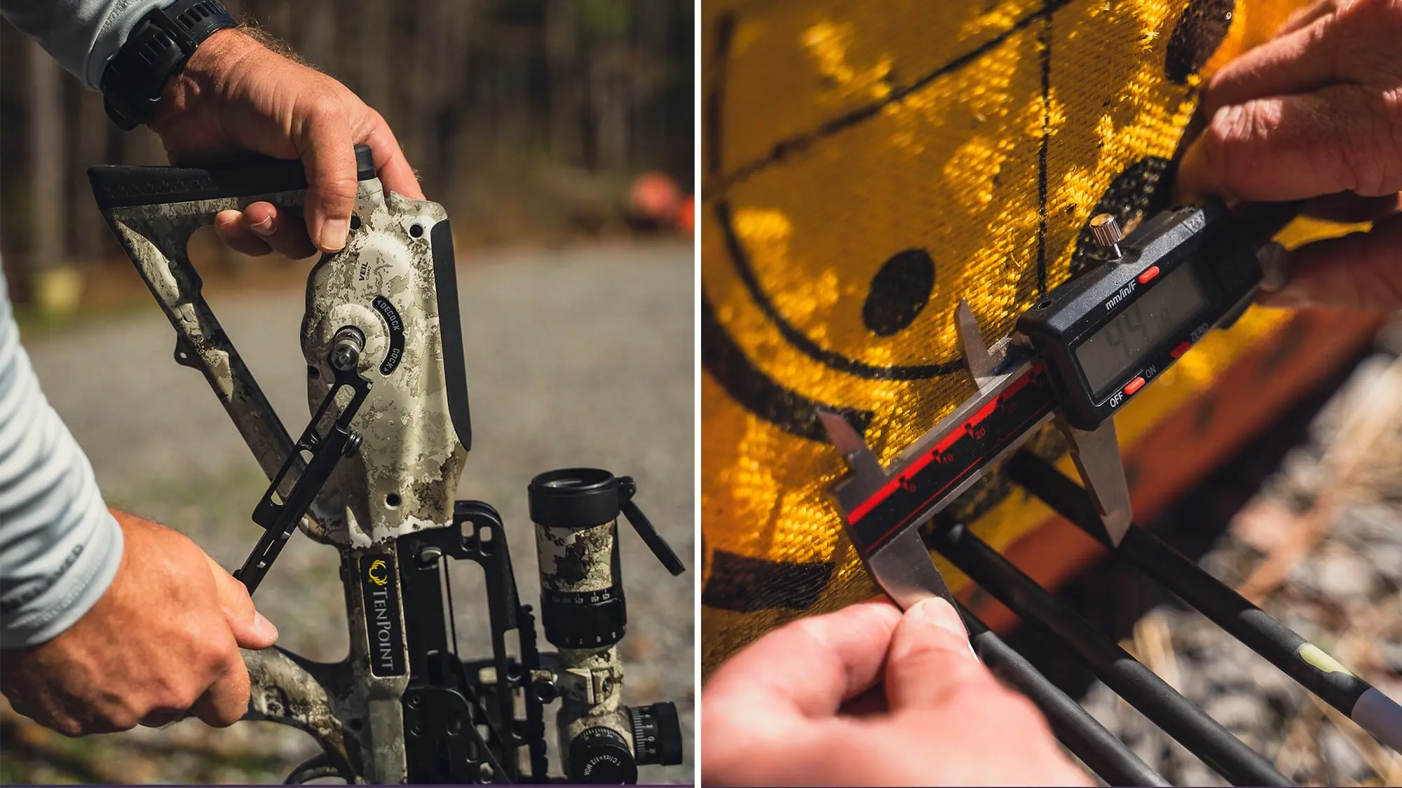 photos of testing procedures for best crossbows