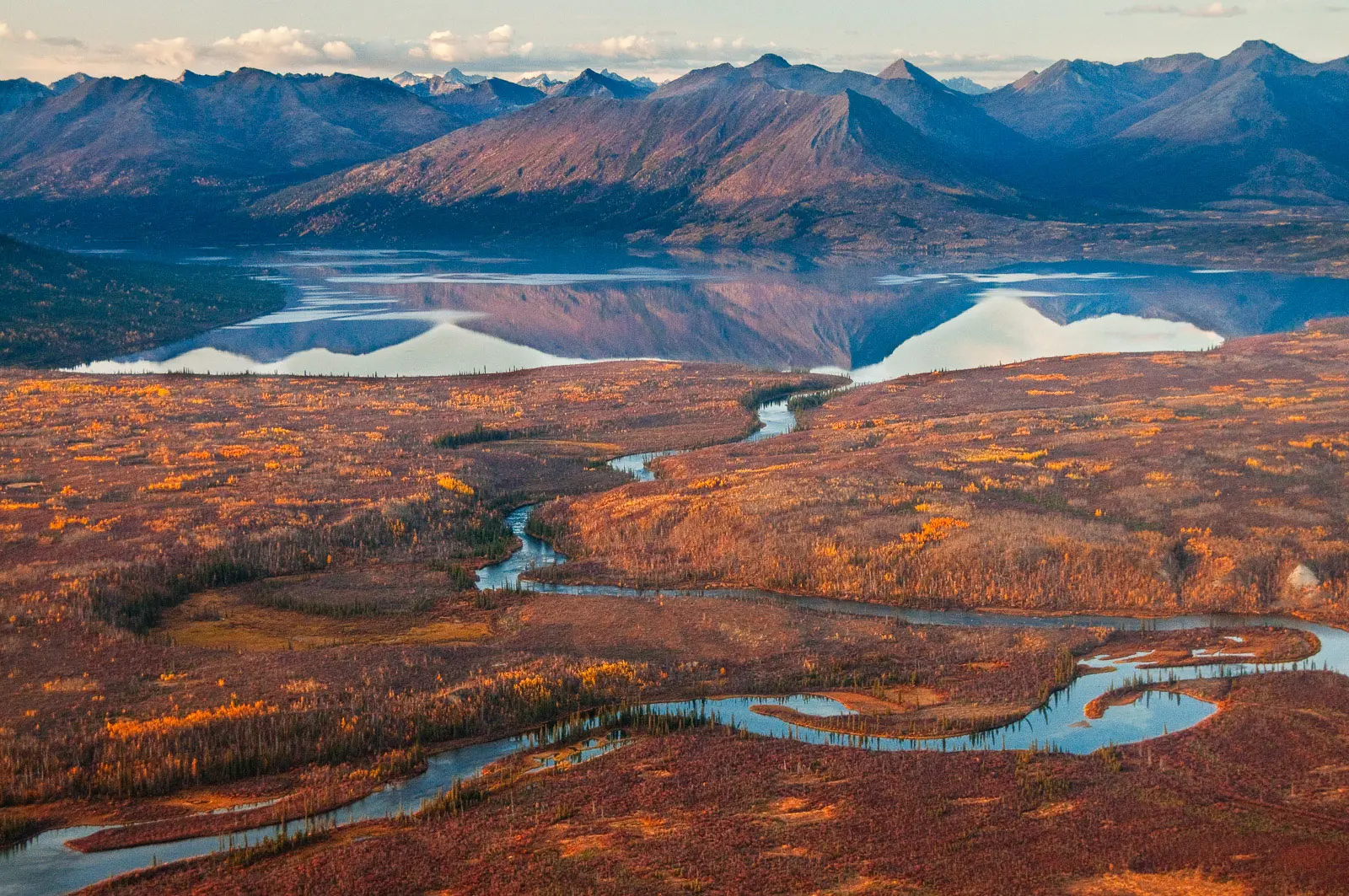 Wetlands in the Brooks Range. 