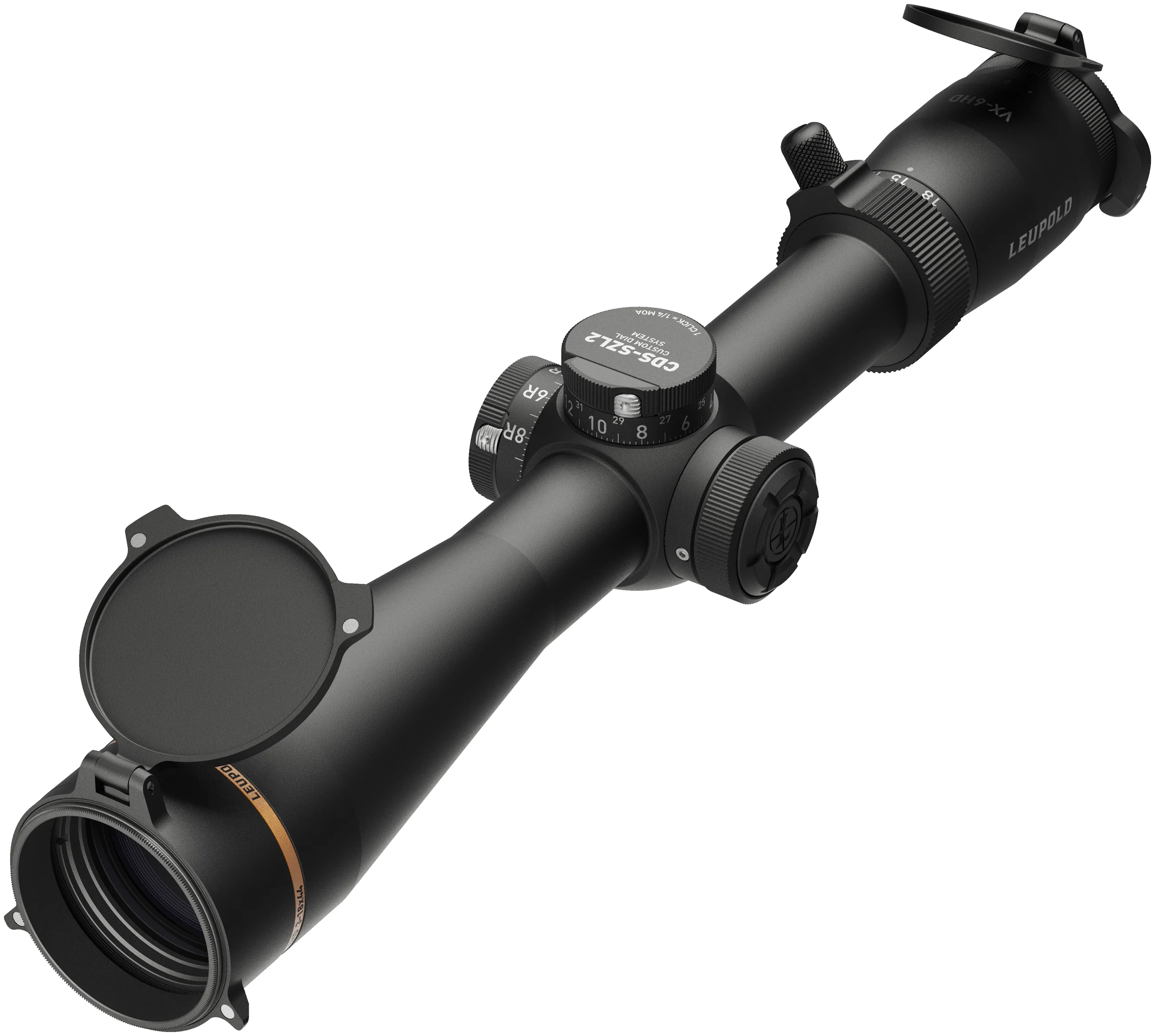 The new Leupold VX-6HD GEN 2 3-18x44 on a white background.  