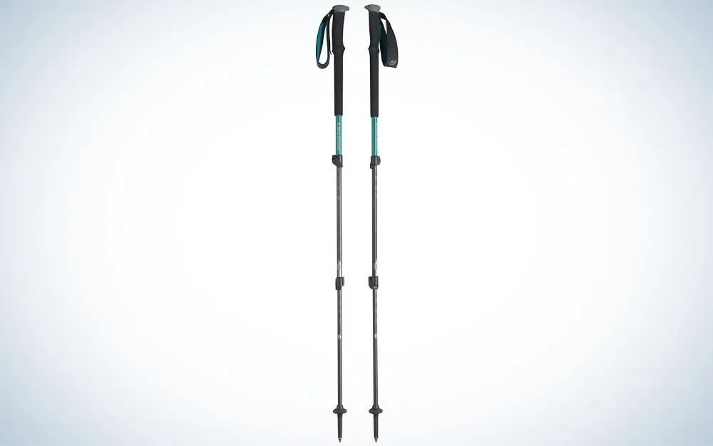 Black Diamond Trail Pro Shock Womenâs are the best trekking poles.