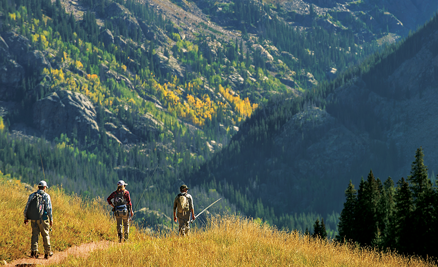 Hiking to a Colorado honey hole.