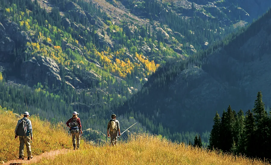 Hiking to a Colorado honey hole.