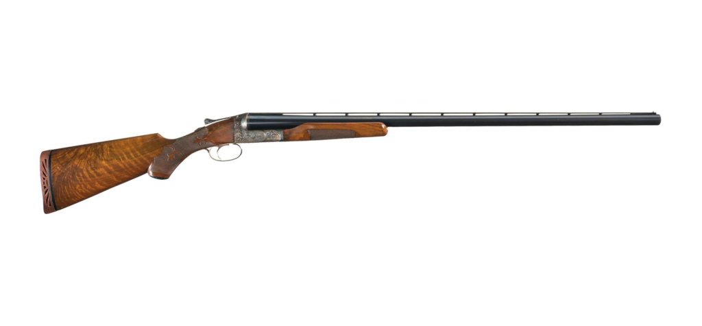 Ithaca 10-gauge shotgun. 