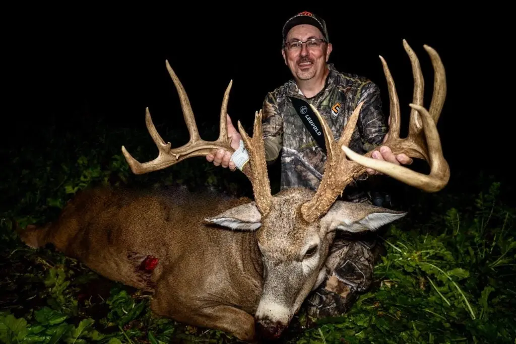 Mark Drury with whitetail buck