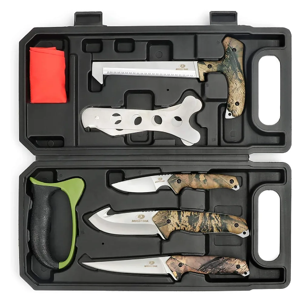 Mossy Oak 8-Piece Hunting Field Dressing Kit