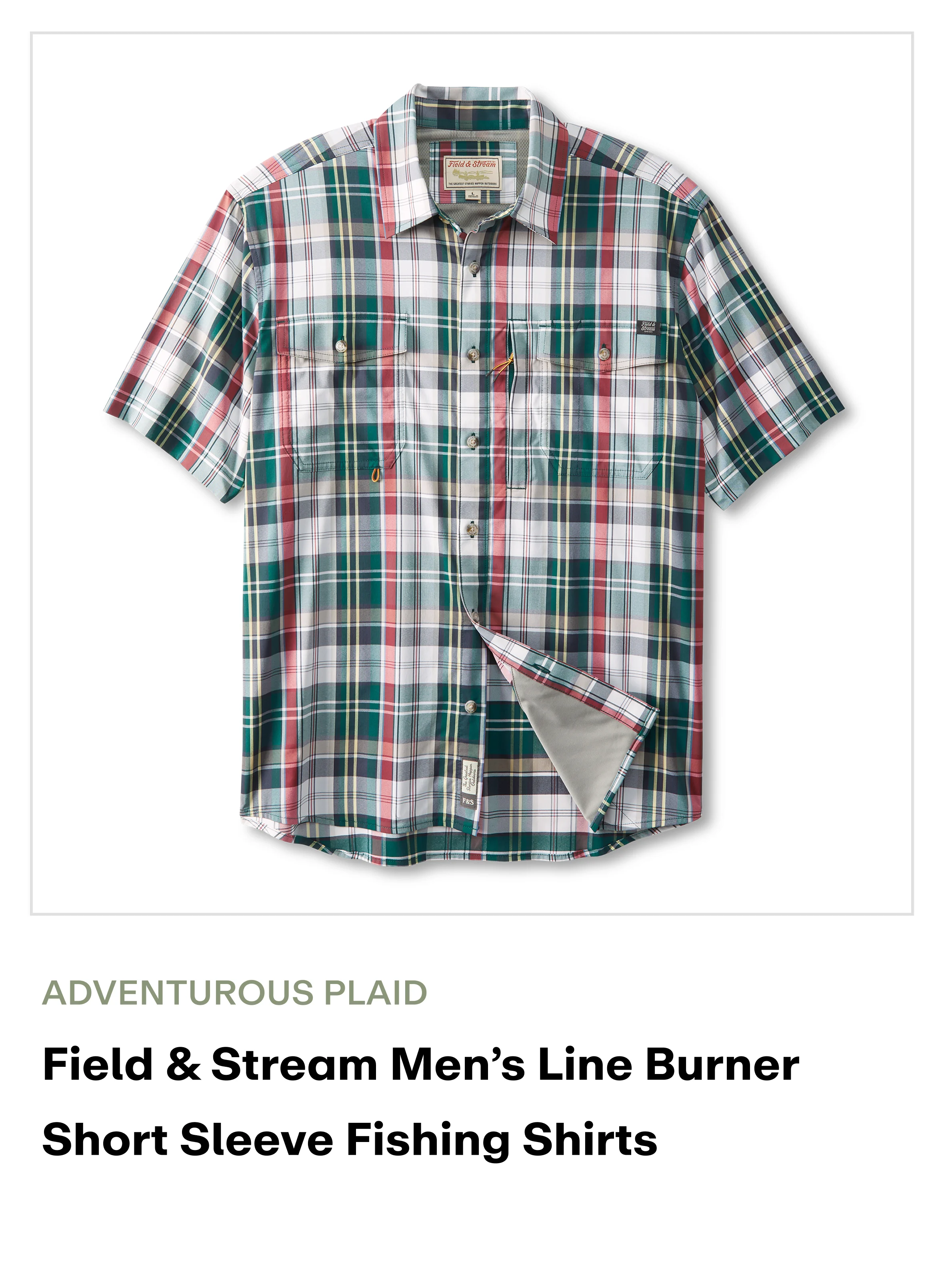 Amazon - Line Burner SS Shirt - Adventurous Plaid