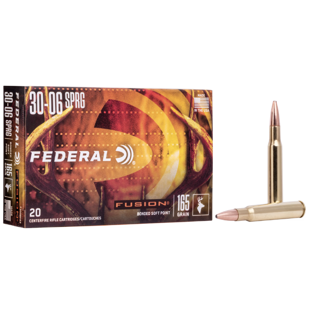 Federal Premium Fusion .30-06 Springfield Centerfire Rifle Ammo