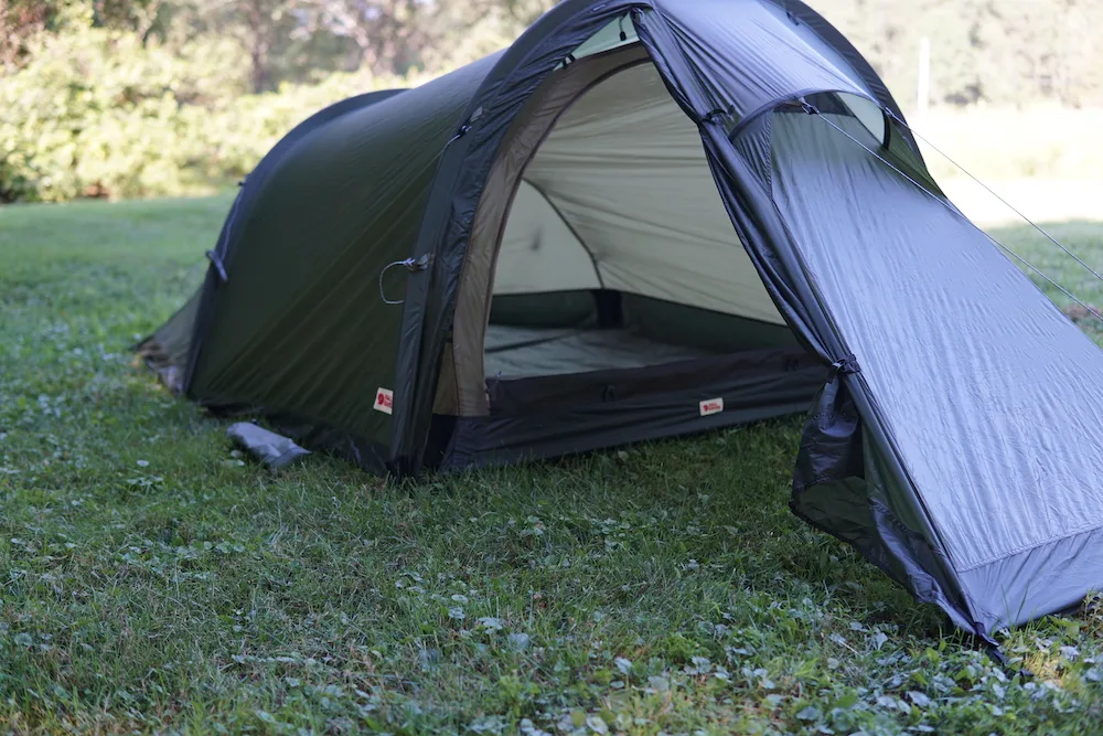 Interior of Fjallraven Abisko Lite 2 Tent