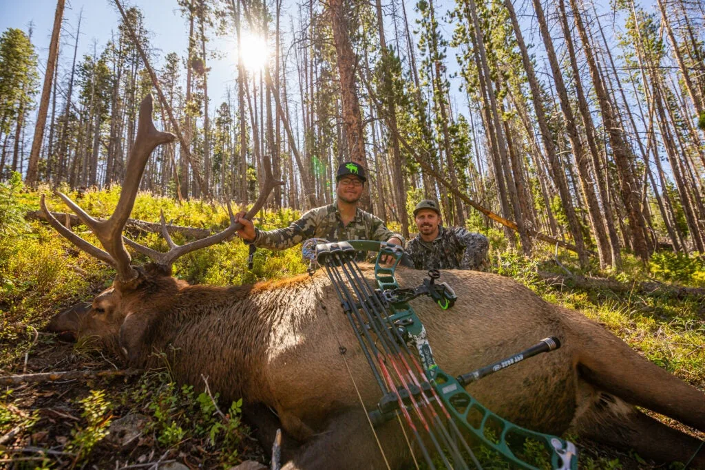 J.C. Navarro with public land elk