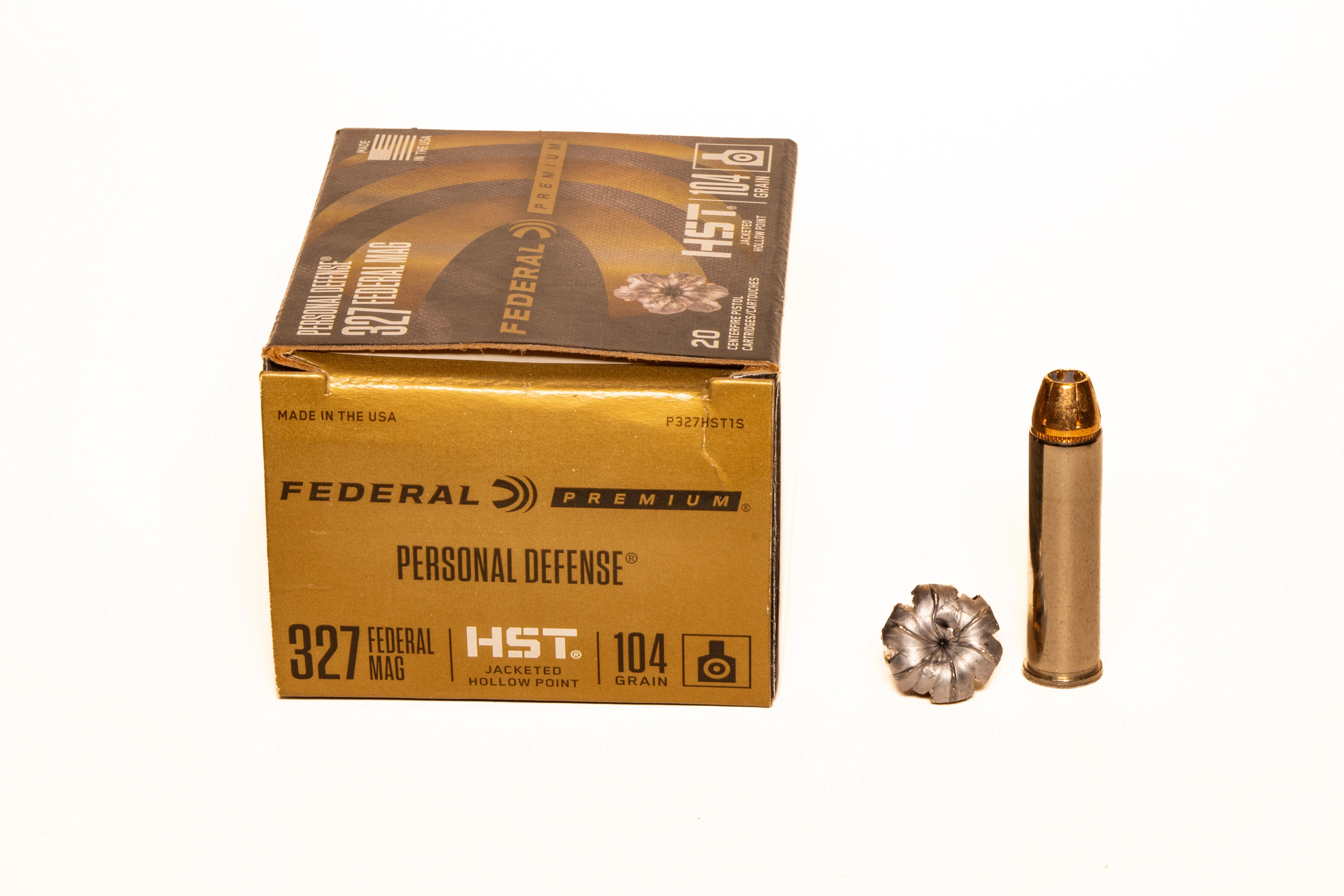 a box of 327 Federal Magnum ammunition