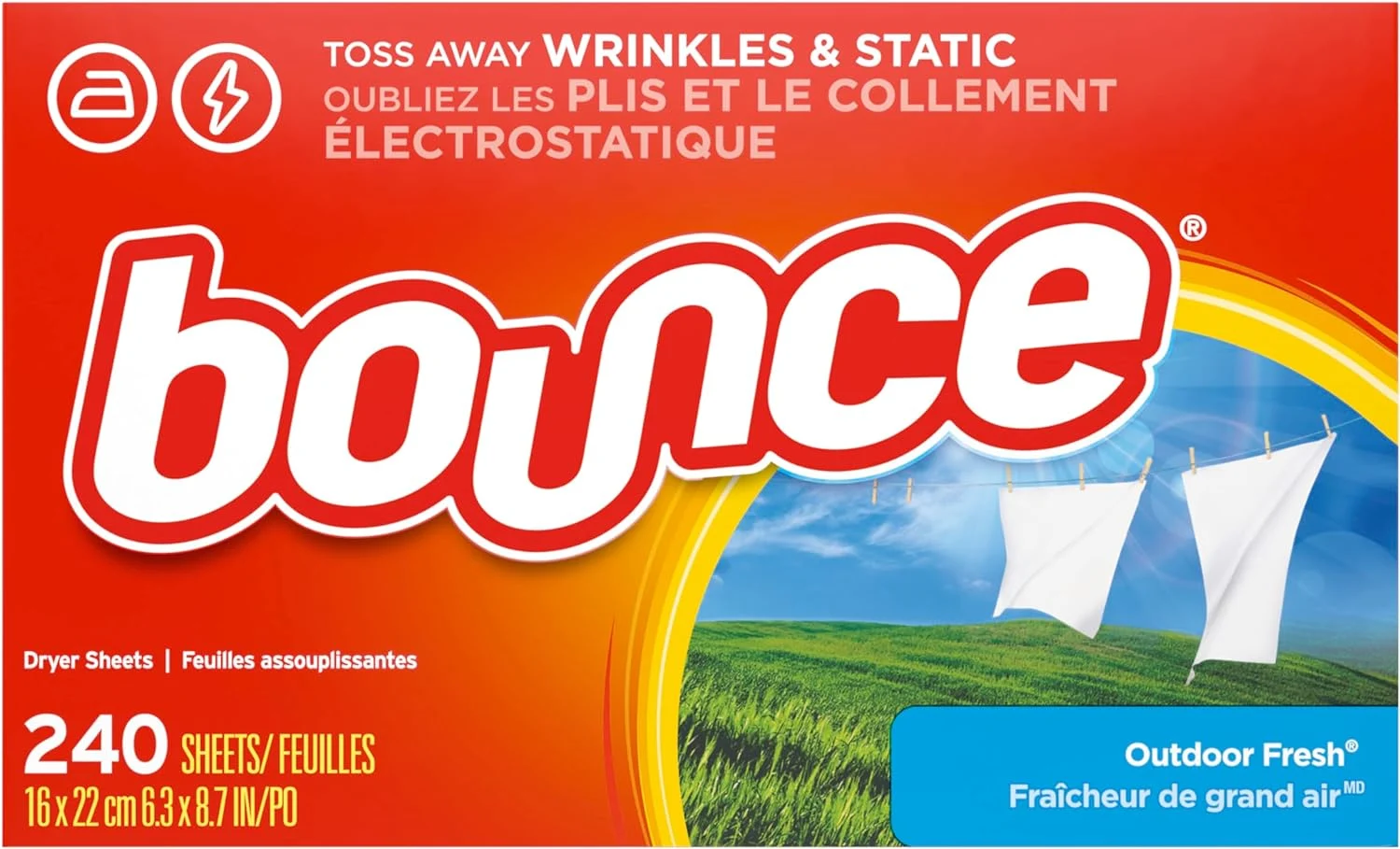 Bounce Fabric Softener Sheets