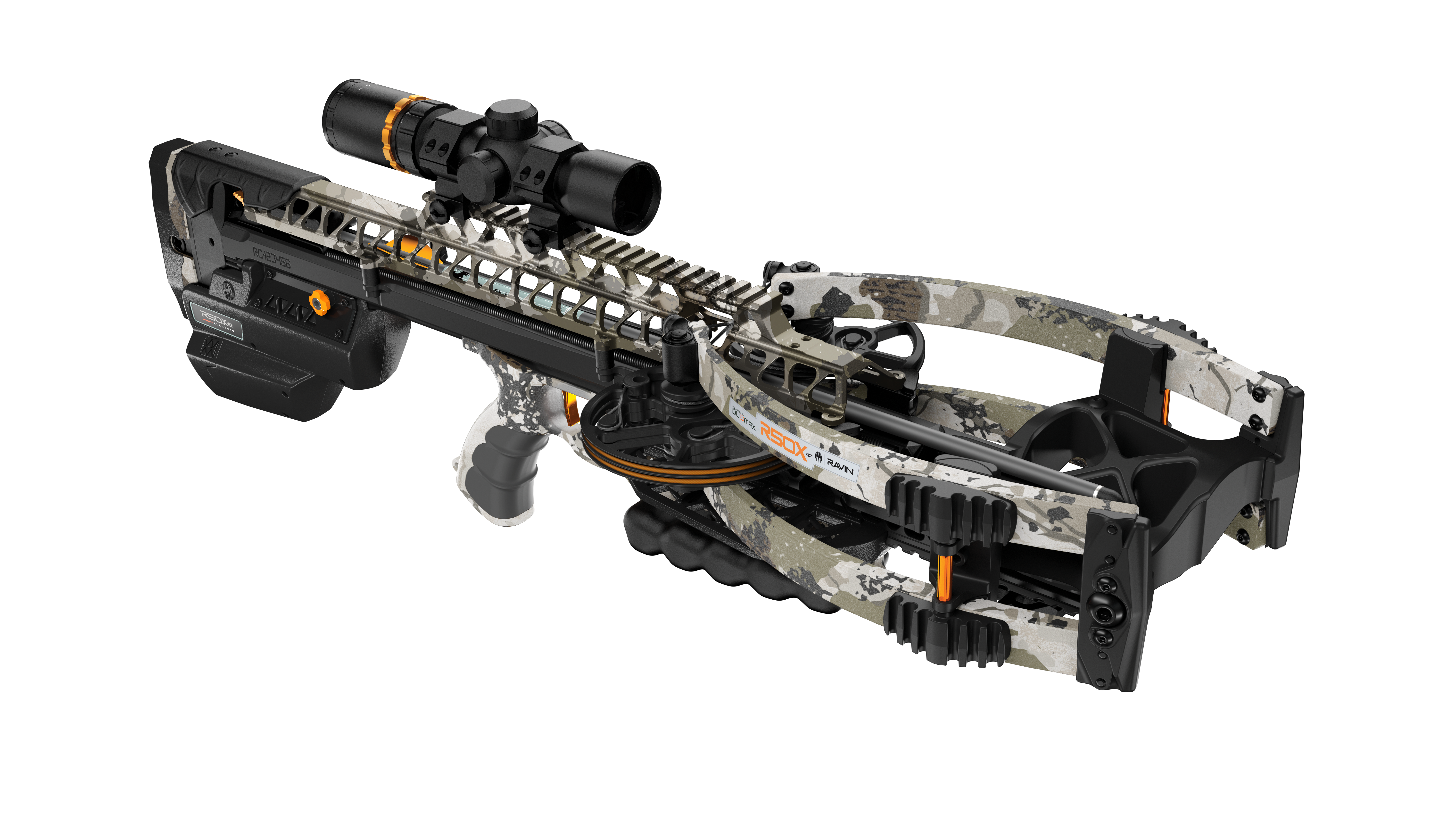 Ravin R50X crossbow on a white background