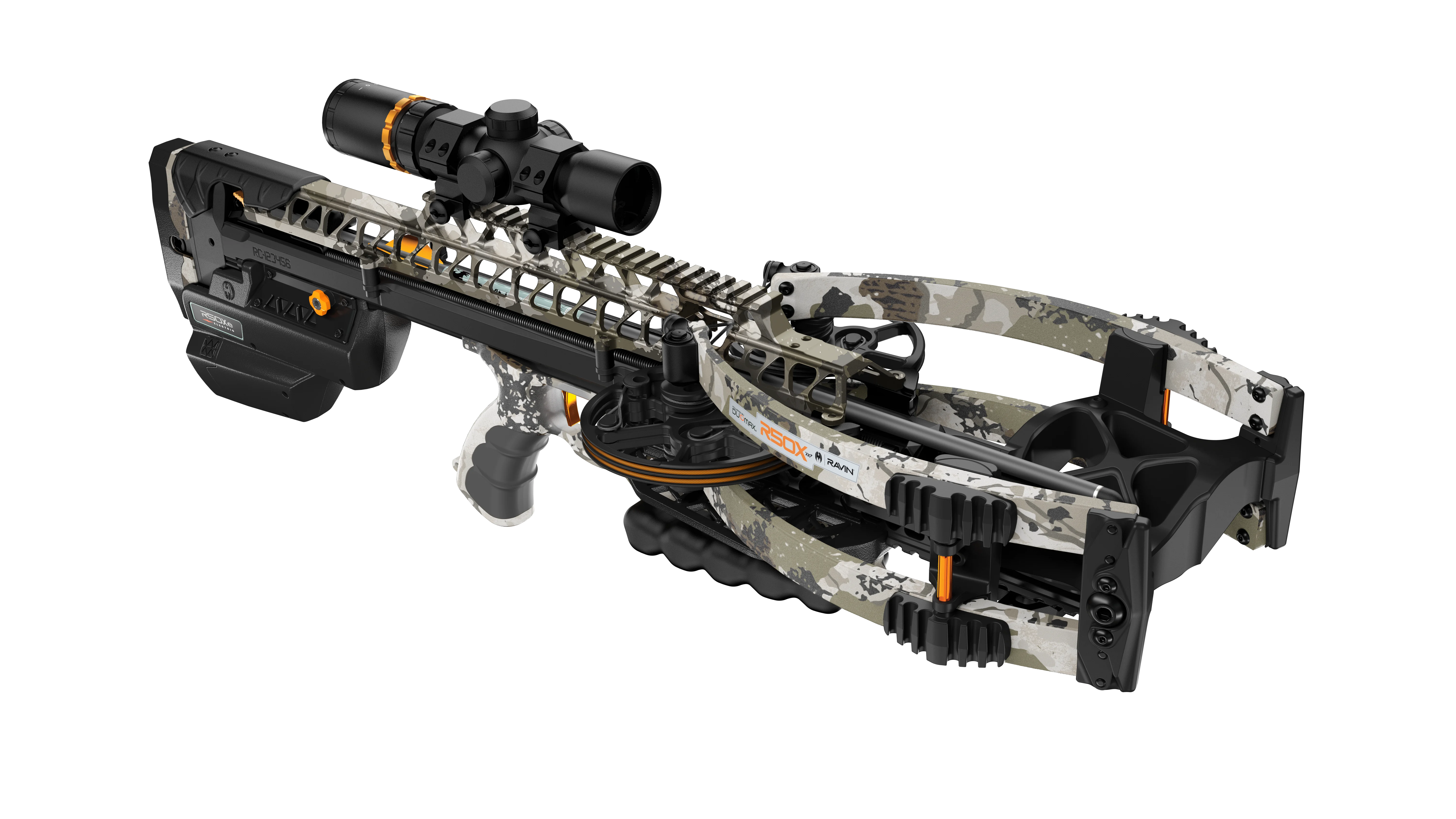 Ravin R50X crossbow on a white background