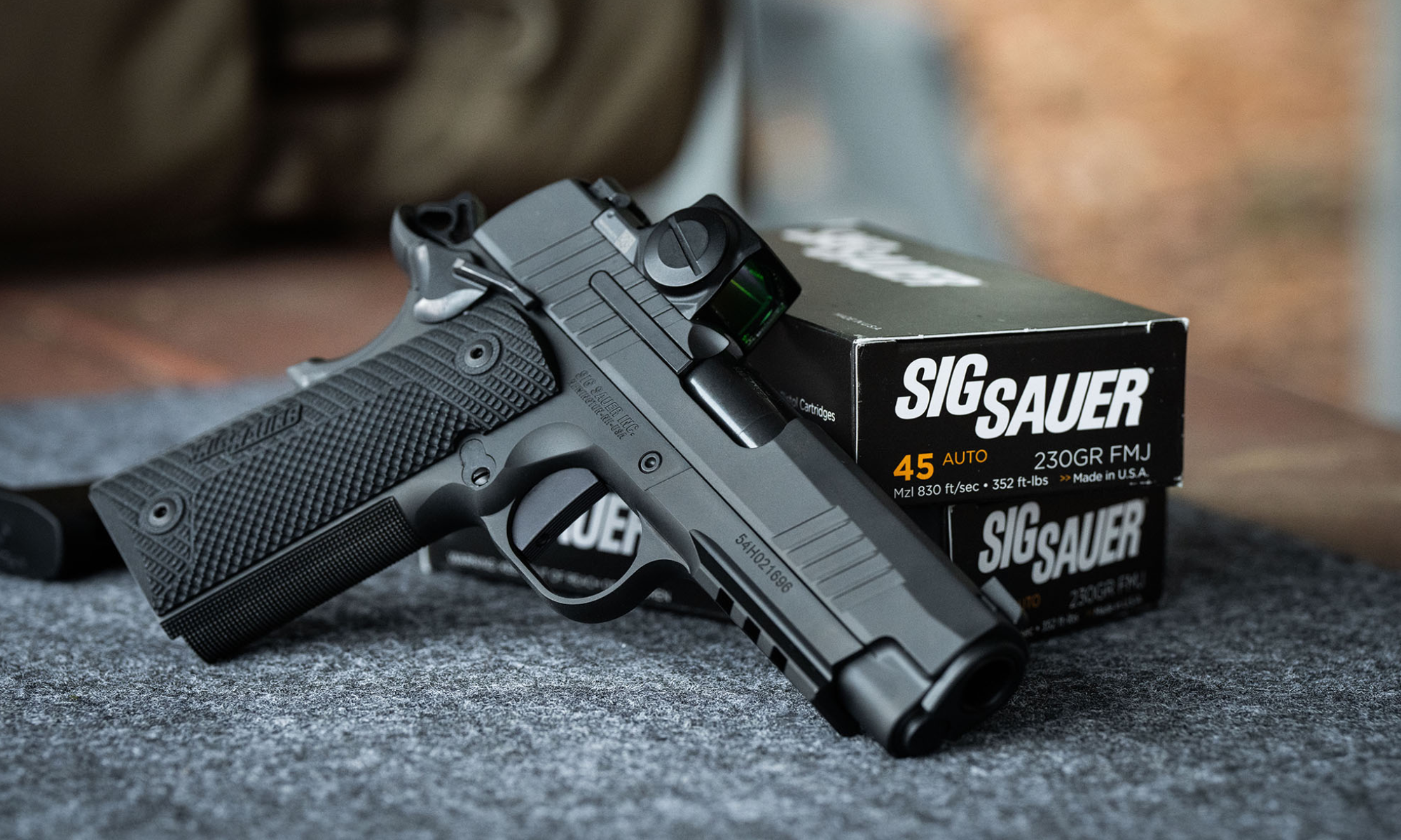 Sig Sauer Handgun with Ammo